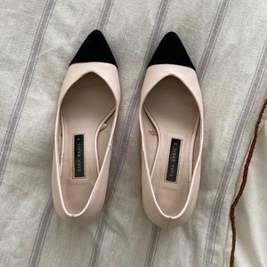 Zara cap-toe pumps, size 36 (5.5)